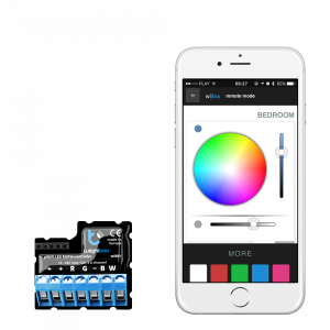 BleBox wLightBox odbiornik - sterownik do taśmy LED RGB & RGBW oraz MONO - Android - Apple iOs - Windows 12-24V 12A